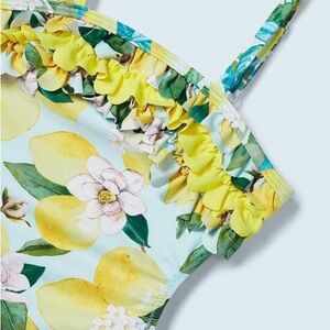 Size 2 Toddler Girls Mayoral Citrus Blossom Kids Swim One Piece
